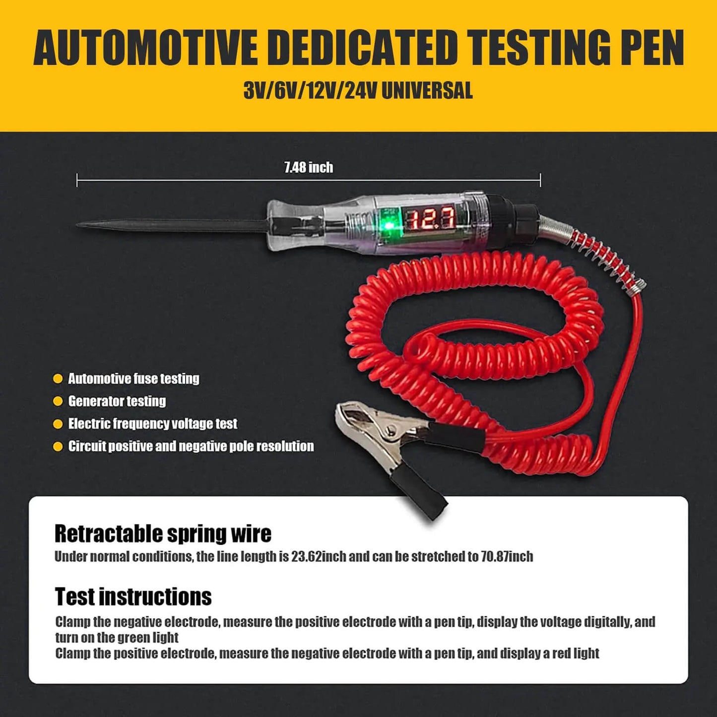 Car Truck Circuit Test Pen