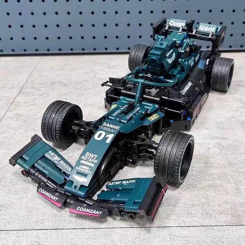 Mercedes-Benz F1 RC Racing Car Building Blocks Set 1089 Pieces