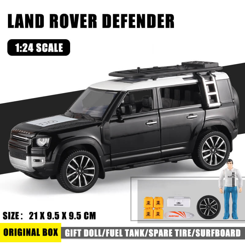 1:24 Scale Land Rover Defender Off-Road Vehicle SUV Alloy Model Car