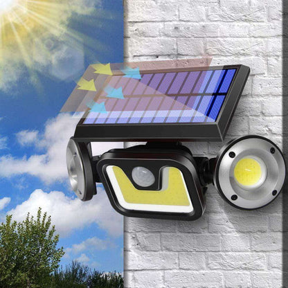 Garage Outdoor LED COB Light with Solar Panel and Motion Sensor