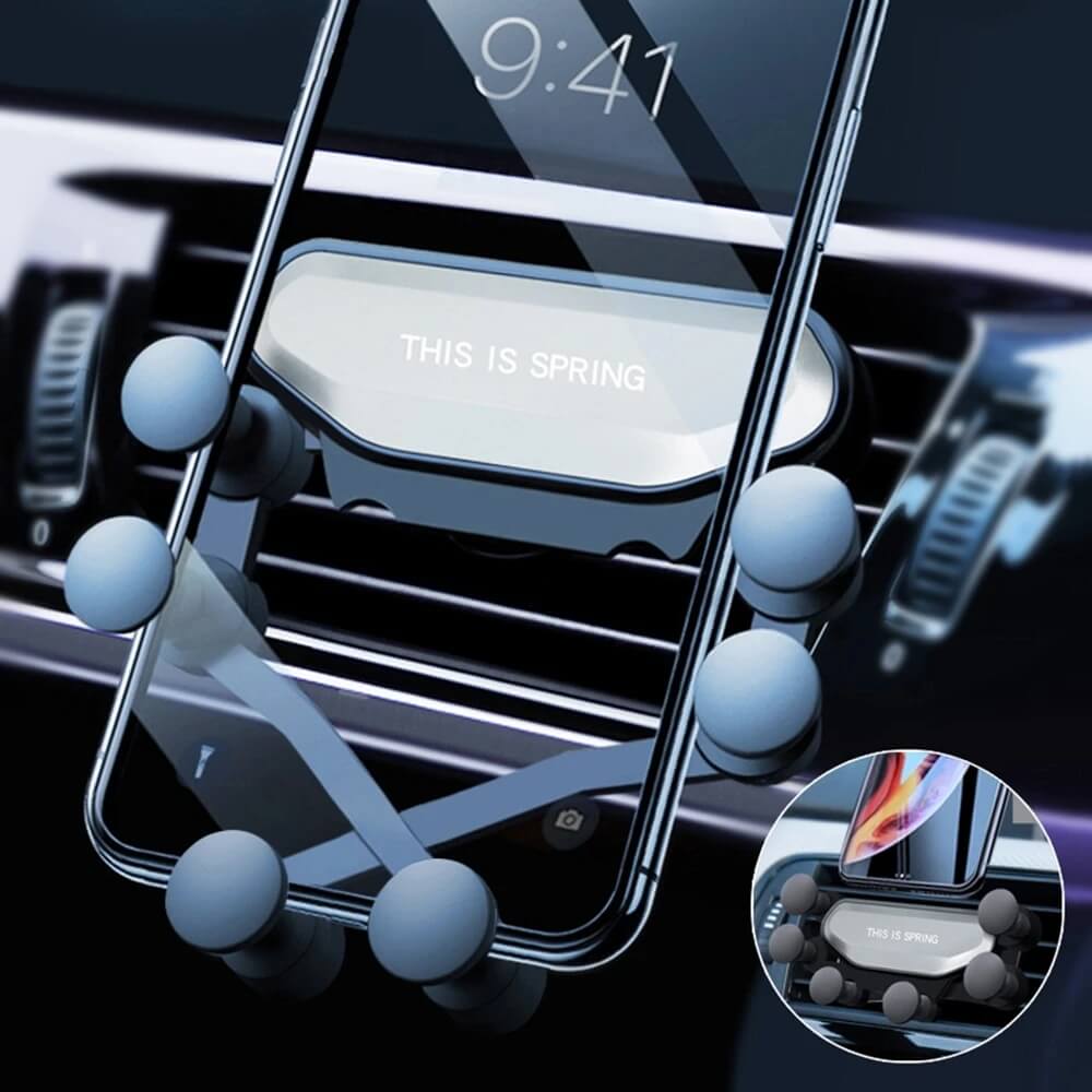 Aisiml Universal Gravity Car phone Holder Air Vent Mount Support Stand in Car For iPhone 11 8 Plus Samsung Xiaomi Mobile Phone Holder