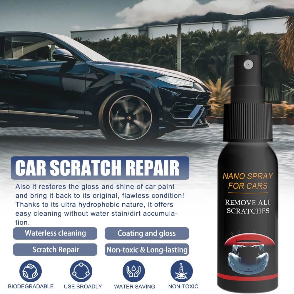 Nano paint spray for gloss restoration