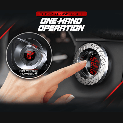 Car Engine Ignition Start Stop Button Cover